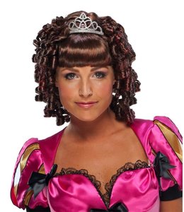 Rubies Costumes Short/Adult Wig - Princess Vinyl Brown-Red