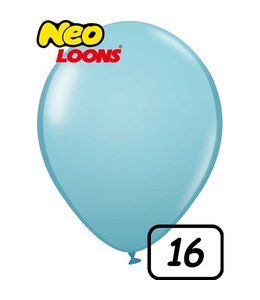 Neo Loons 16 Inch Latex Balloons 50ct-Pastel Matt Blue