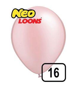 Neo Loons 16 Inch Latex Balloons 50ct-Pastel Matt Pink