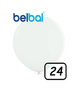 Belbal 24 Inch Latex Balloons 2ct-Standard White