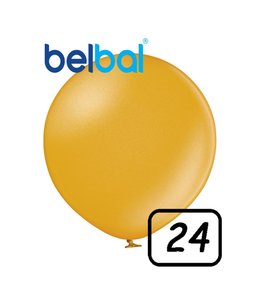 Belbal 24 Inch Latex Balloons 1ct-Metallic Gold