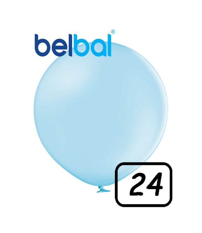 Belbal 24 Inch Latex Balloons 1ct-Standard Sky Blue