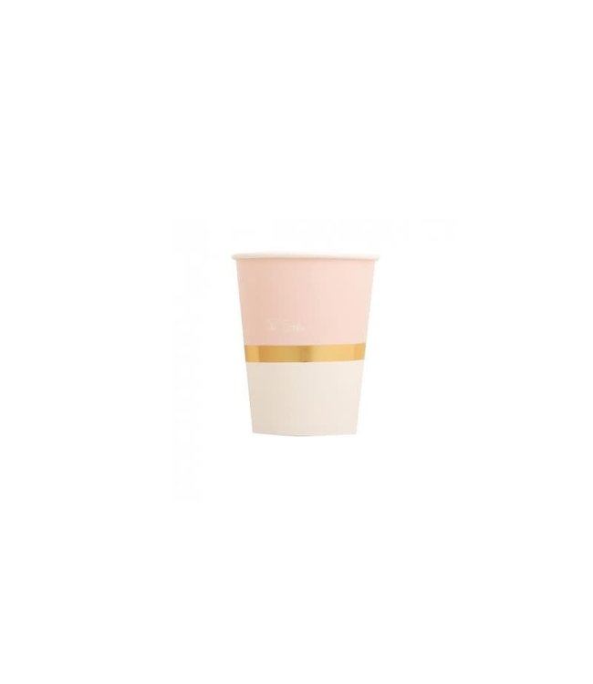 Givvi Candles Cups & Wrapper 8/pk-Baby Pink