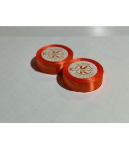 Khatem Tape Satin Ribbon 1 Inch 20 Yard-Orange