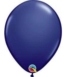 Qualatex 11 Inch Qualatex Latex Balloons 100 ct-Navy Blue
