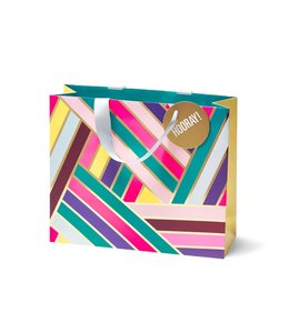 Lagom Medium Gift bag (311 x 254 x 103)mm Fabric Handle  - Hooray!