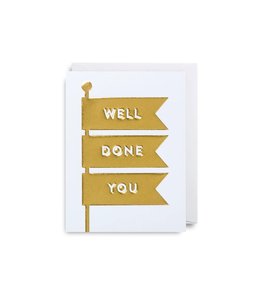 Lagom Greeting Card (90 X 120)mm - Well Done You