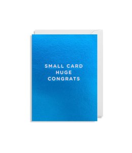 Lagom Greeting Card (90 X 120)mm - Small Card Huge Congrats