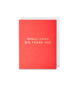 Lagom Small Card Big Thank You