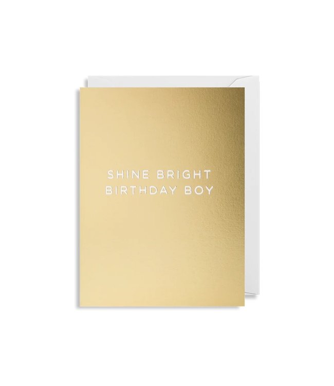 Lagom Greeting Card (90 X 120)mm - Shine Bright Birthday Boy
