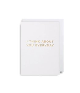 Lagom Greeting Card (90 X 120)mm - I Think About You Everyday