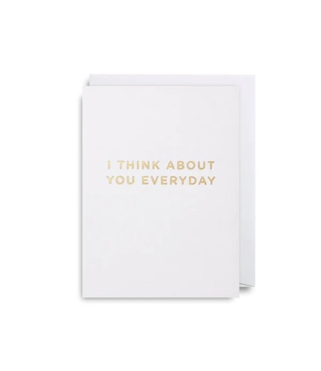 Lagom Greeting Card (90 X 120)mm - I Think About You Everyday