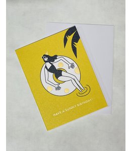 Lagom Greeting Card (90 X 120)mm - Have a Sunny Birthday!