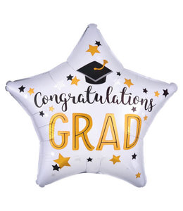 Anagram 28 Inch Mylar Shape Balloon-Congratulations Grad