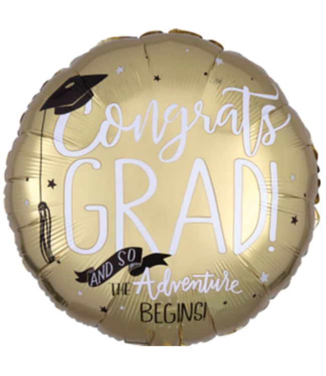 Anagram P32 THE ADVENTURE BEGINCHCHS GRADUATION JUMBO BALLOON 28INCHCH