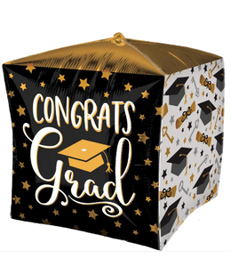 Anagram Ultra Cubes Foil Balloon-Grads Caps, Diplomas & Key