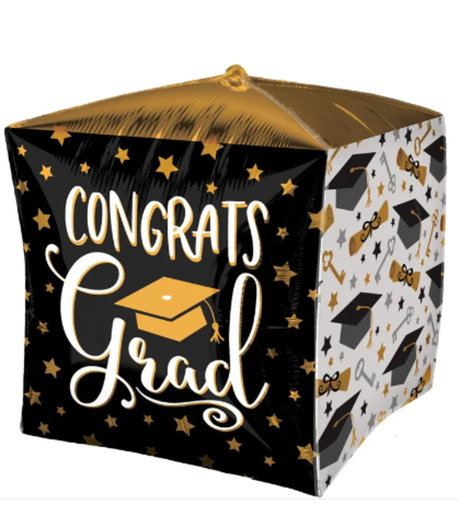 Anagram Ultra Cubes Foil Balloon-Grads Caps, Diplomas & Key