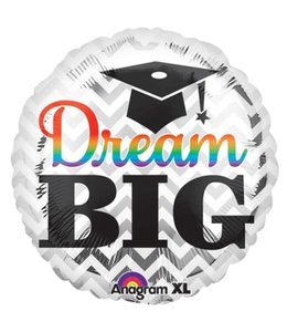 Anagram 18 Inch Foil Balloon-Dream Big Graduation