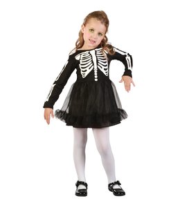Rubies Costumes Skeleton Girl Toddler Costume TD(2-3)yrs