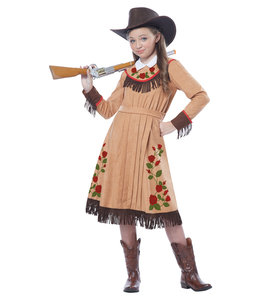 California Costumes Cowgirl Annie Oakley Girls Costume