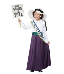 California Costumes American Suffragette / Child - XL