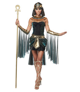 California Costumes Egyptian Goddess Teal short Dress