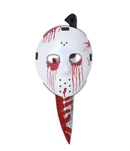California Costumes Slasher Hockey Mask & Knife