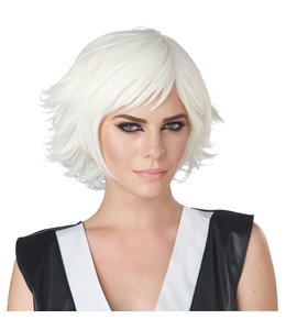 California Costumes Feathered Cosplay Wig-White