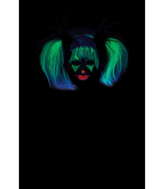California Costumes Glow In The Dark Punk Pigtails-Black