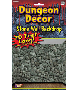 Rubies Costumes Dungeon Decor-Stone Wall Roll