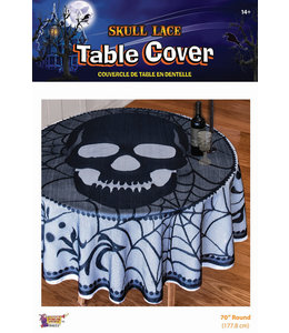 Rubies Costumes Decor-Lace Tablecover - Skull