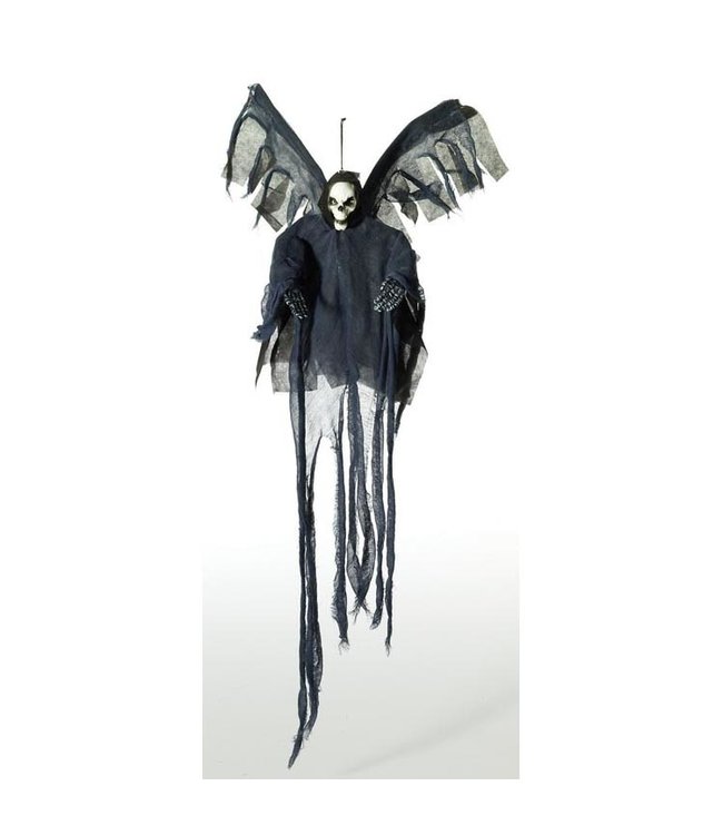 Rubies Costumes 15 Inch Small Flying Skull Stake – Black