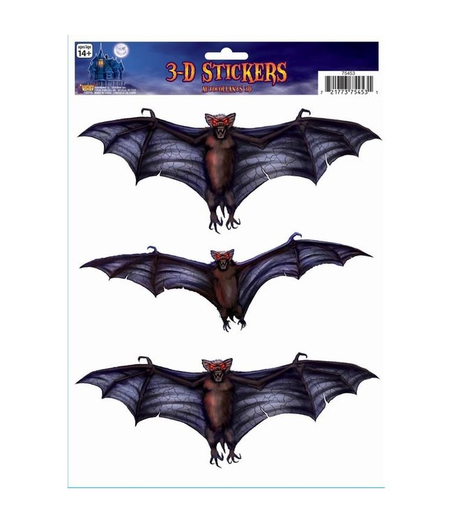 Rubies Costumes 3D Window Sticker - Bat