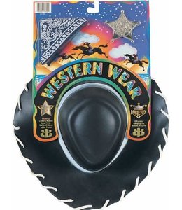 Rubies Costumes Western Hat, Bandana & Badge
