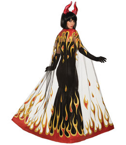 Rubies Costumes Cape - Demons & Devils Fire