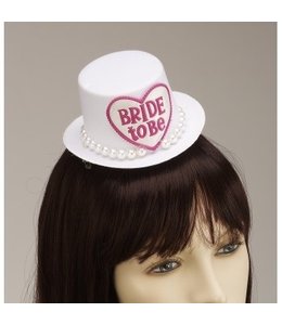 Rubies Costumes Mini Hat Hair Clip - Bride To Be Heart