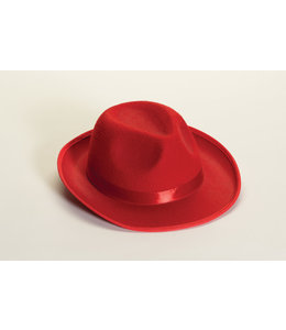Rubies Costumes Deluxe Fedora-Red