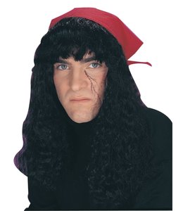 Rubies Costumes Pirate Bandana W/ Hair