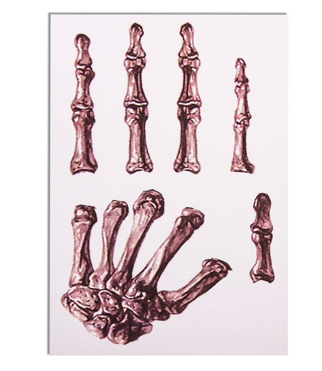 Rubies Costumes Tattoo - Hands - Bones