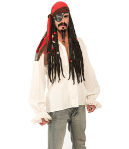 Rubies Costumes Wig-Headscarf W/Dreads-Pirate