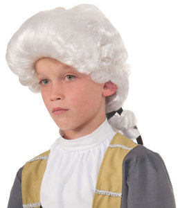 Rubies Costumes Wig-Child Boy Deluxe Colonial-White