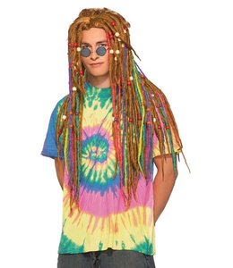 Rubies Costumes Wig-Hippie Rainbow Dreads