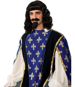 Rubies Costumes Musketeer-Wig/Moustache/Goatee