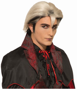 Rubies Costumes Wig-Rebel Vamp-Black/White Male