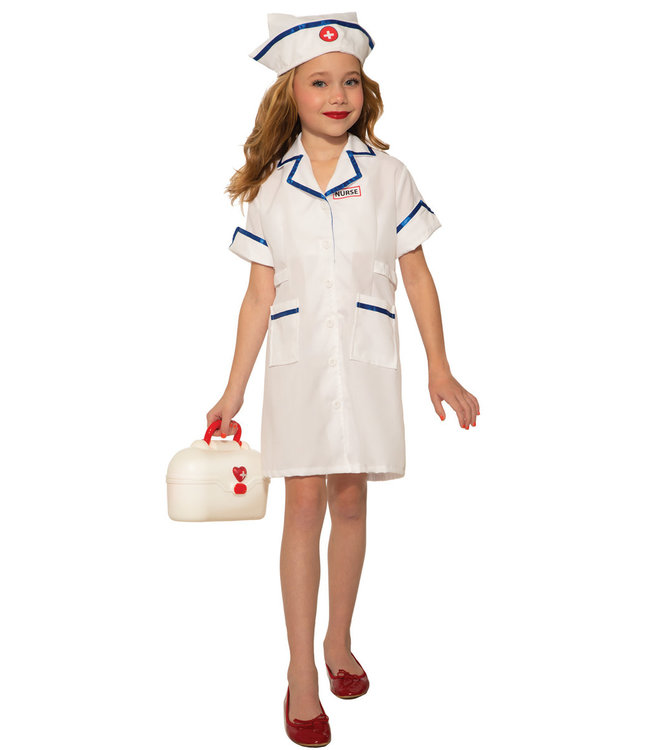 Rubies Costumes Nurse Blue Rim Girls Costume