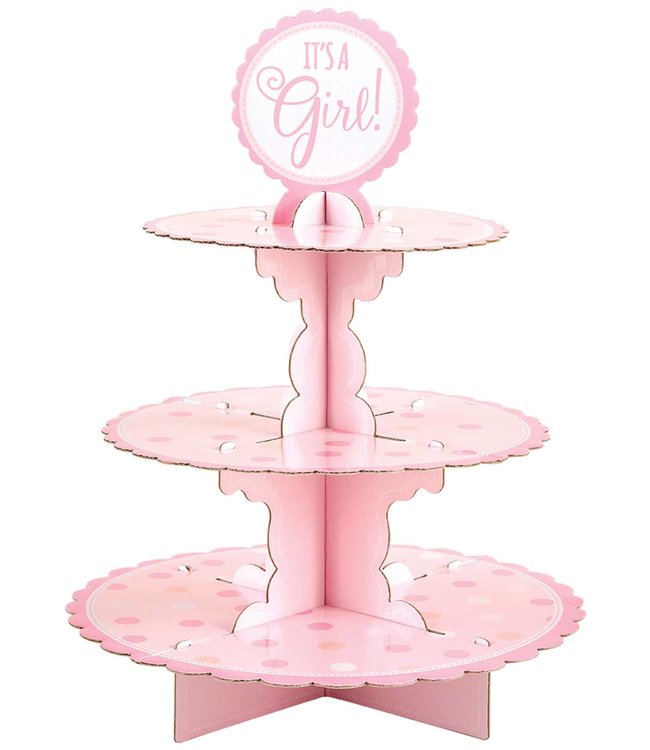 Amscan Inc. Baby Shower Treat Stand - Girl