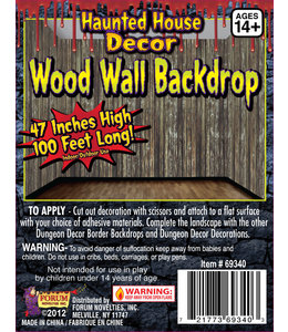 Rubies Costumes Haunted House-Rotted Wood Wall 47 Inches X 100 Feet