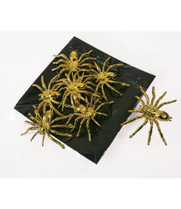 Rubies Costumes Gold Spiders - 8Ct
