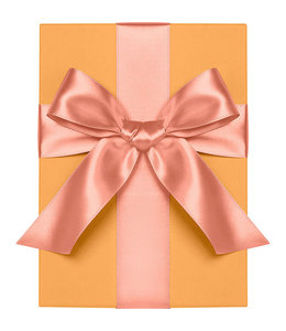 waste not paper Ribbon Double Faced Satin (1.5 X360) Inches-Coral