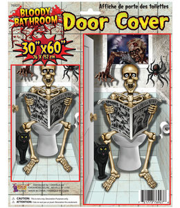 Rubies Costumes Bathroom Door Cover-Skeleton